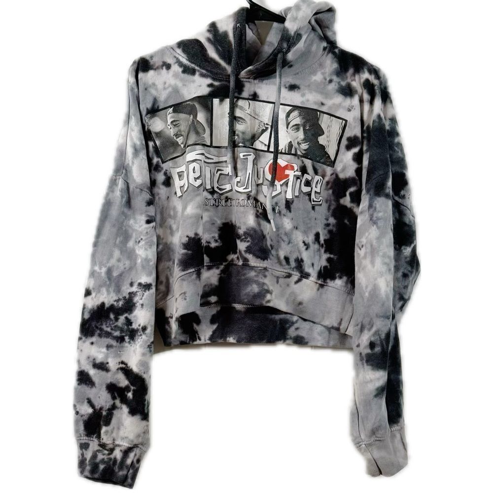 Chemistry Black and White Tie-Dye‎ Hoodie
